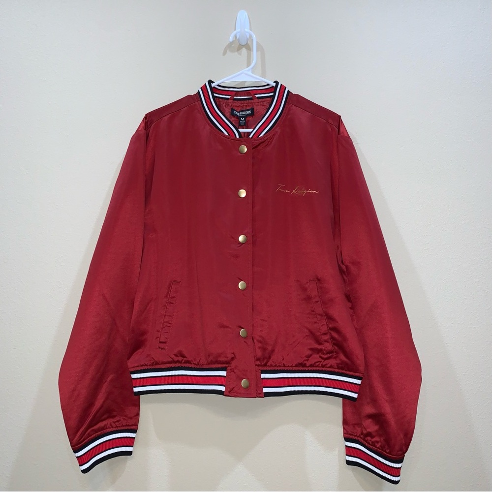 True Religion Striped Jacket-Size XL New